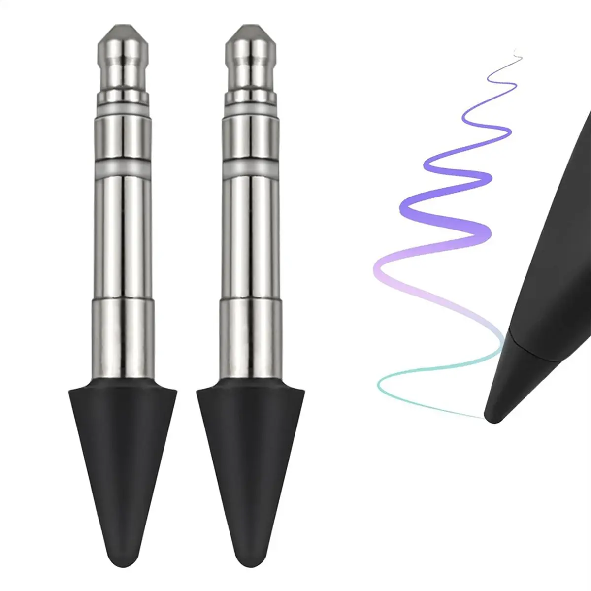 T19C 2PCS Slim Pen Tips Replacement , Real-Time Sensitivity Replacement Nibs Fits for Microsoft Surface Slim