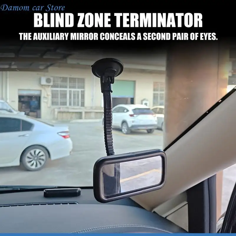 A2UC Mirror Eliminates Blind Spots During Lane Changes Wide Rearview Mirror