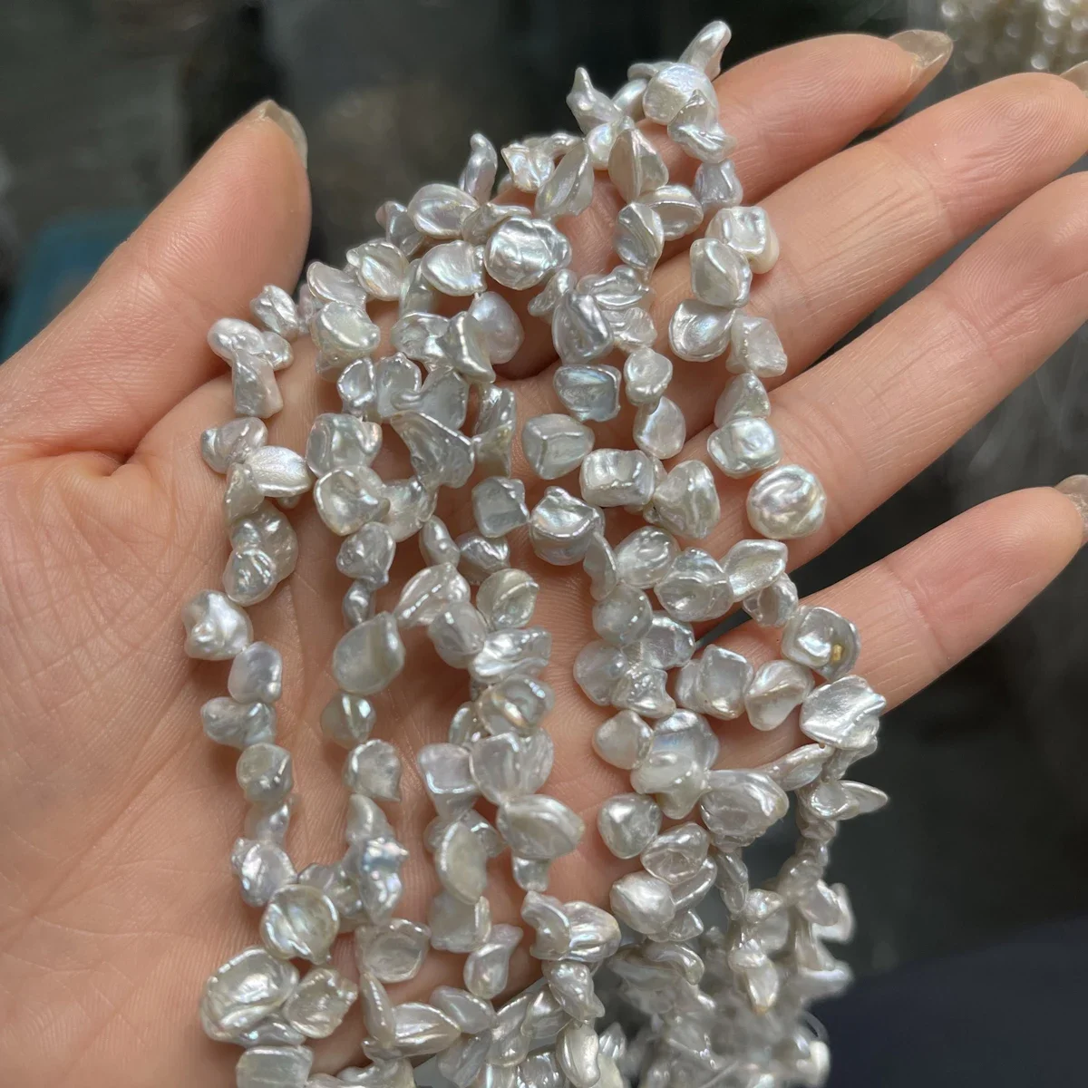 Natural Freshwater Baroque Pearls Petal Shape Pearl Loose Beads for Jewelry Making DIY Necklace Earrings Bracelet Accessories