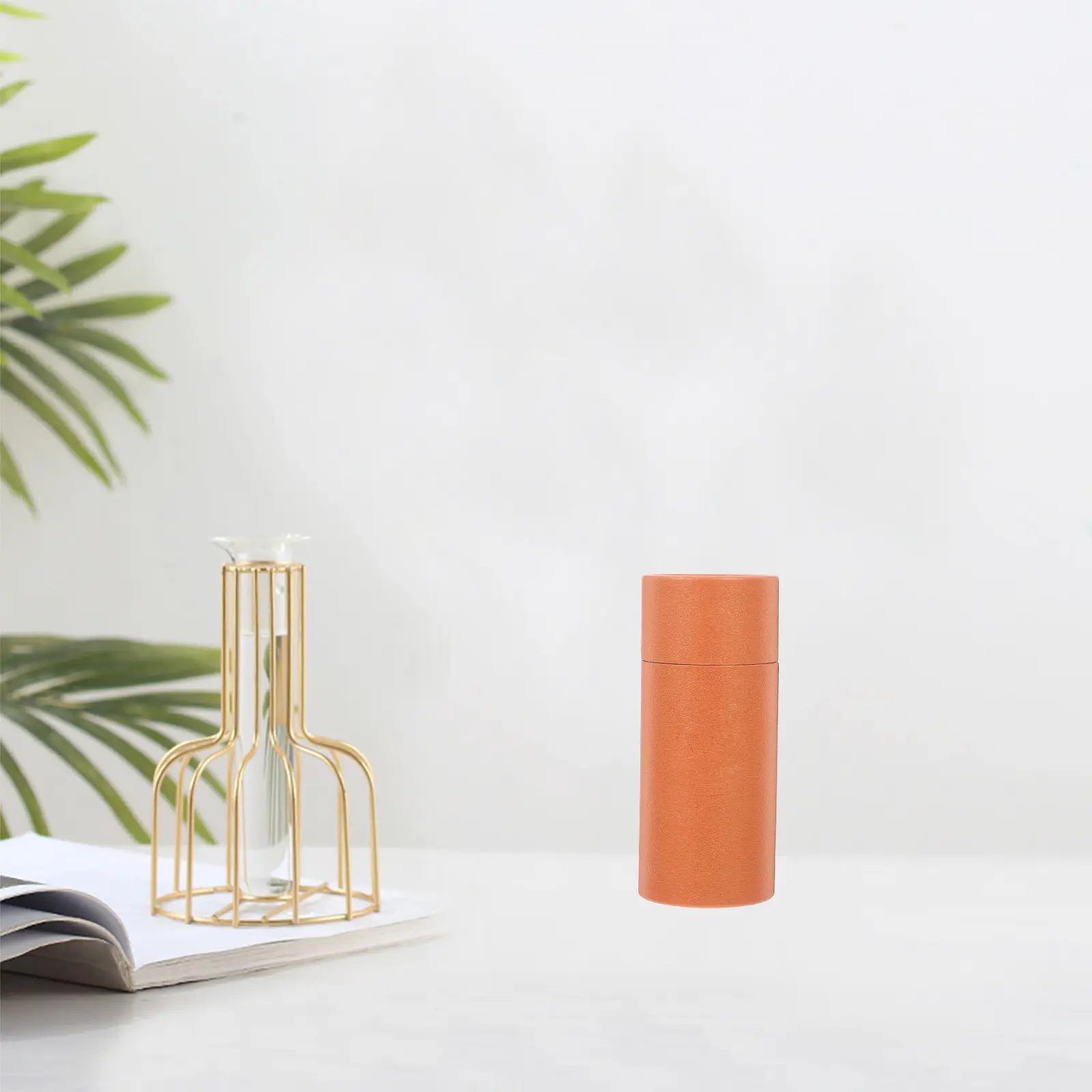 10Pcs Tea Storage Box Kraft Paper Cylinder Round Tube Packaging Boxes 50Ml Empty Cardboard Tube Canister Essential Oil Bottle