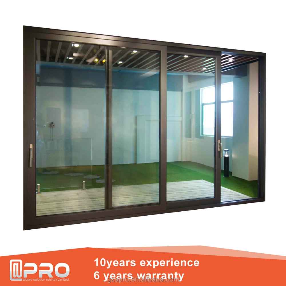 2 Panel Sliding Patio Washroom Triple Glazed Aluminium Spring Door Commercial Double Glass Sliding Doors Sliding Door System