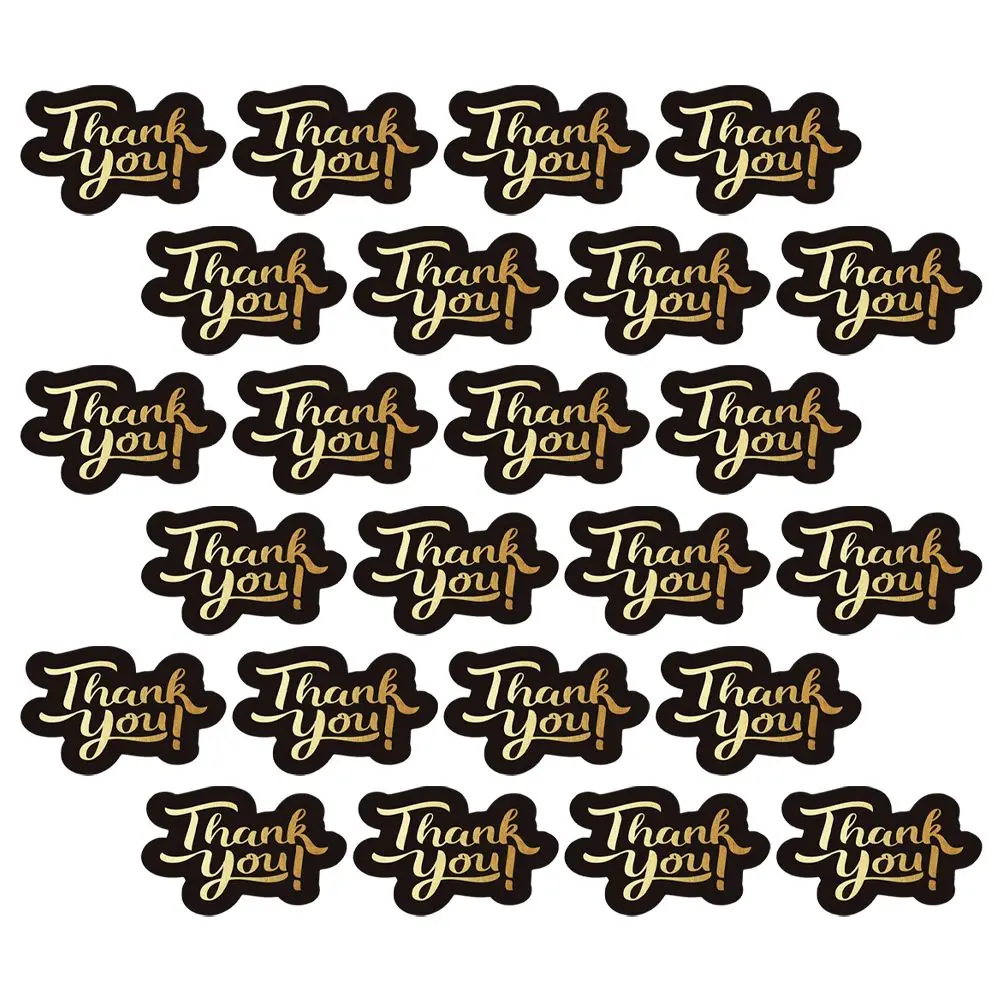 

150 шт. открытки с благодарностью, уникальный дизайн, материал, черный, для малого бизнеса, элегантная мини-заметка, розничная торговля