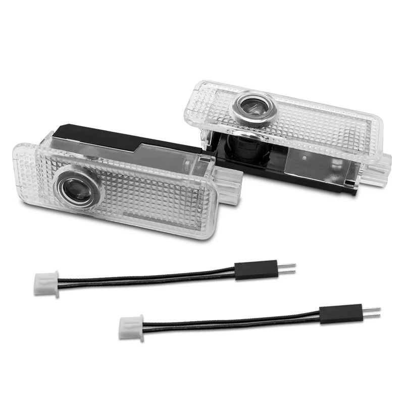 2 pçs led luz de boas-vindas porta do carro lâmpadas projetor para mini cooper um s jcw countryman f55 f56 r53 r56 r57 r60 acessórios automóveis