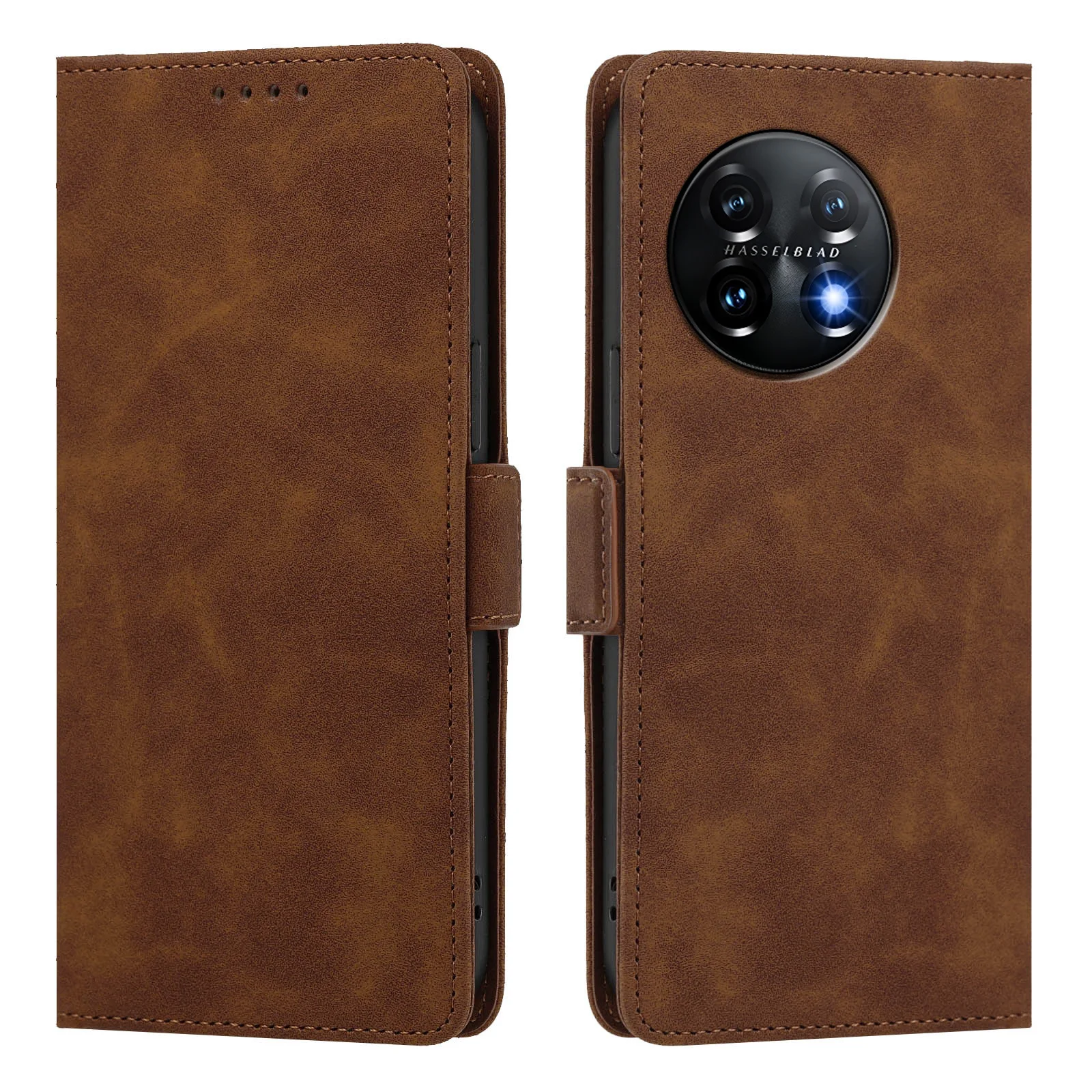 Practical Leather Flip Wallet Case Convenient Card Slots Magnetic Closure for Oneplus 11 11R 10T 10 Pro 10R 9 Pro 9R 9 8T