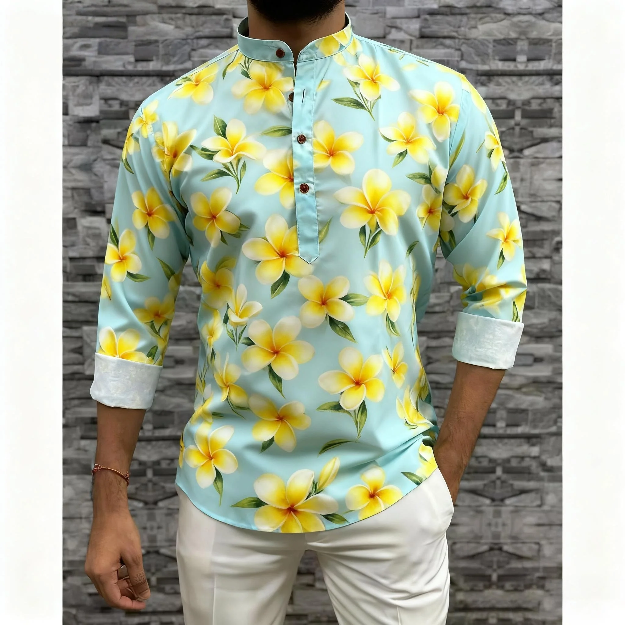 Мужское платье Абая Тобе в арабском стиле с длинными рукавами, мусульманский пуговик, кафтан с полосками, однотонное платье, рубашки, мусульманские мусульманские мусульманские рубашки, Ropa Arabe De Hombre