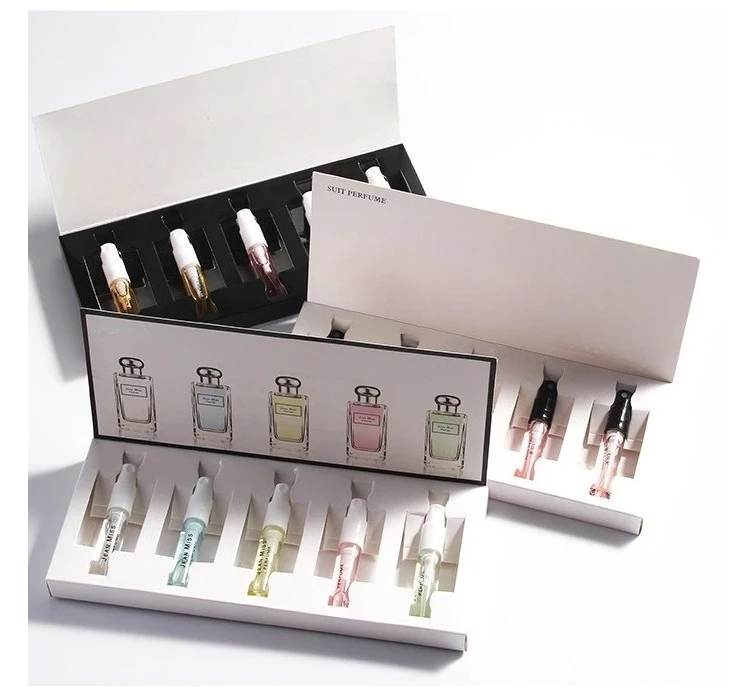 

5pcs Lady Flower Fruit Parfum With Gift Box 3ml*5 1 Set Perfume For Women Long Lasting Fresh Eau De Toilette