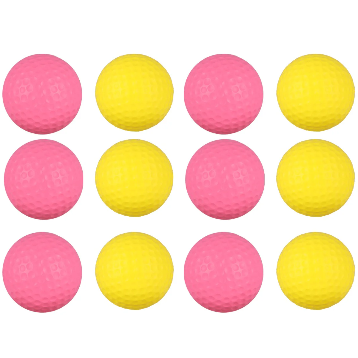 12 stuks kinderen plastic speelgoed sport elastische PU-ballen mini voor trainingspraktijk (wit, zwart)