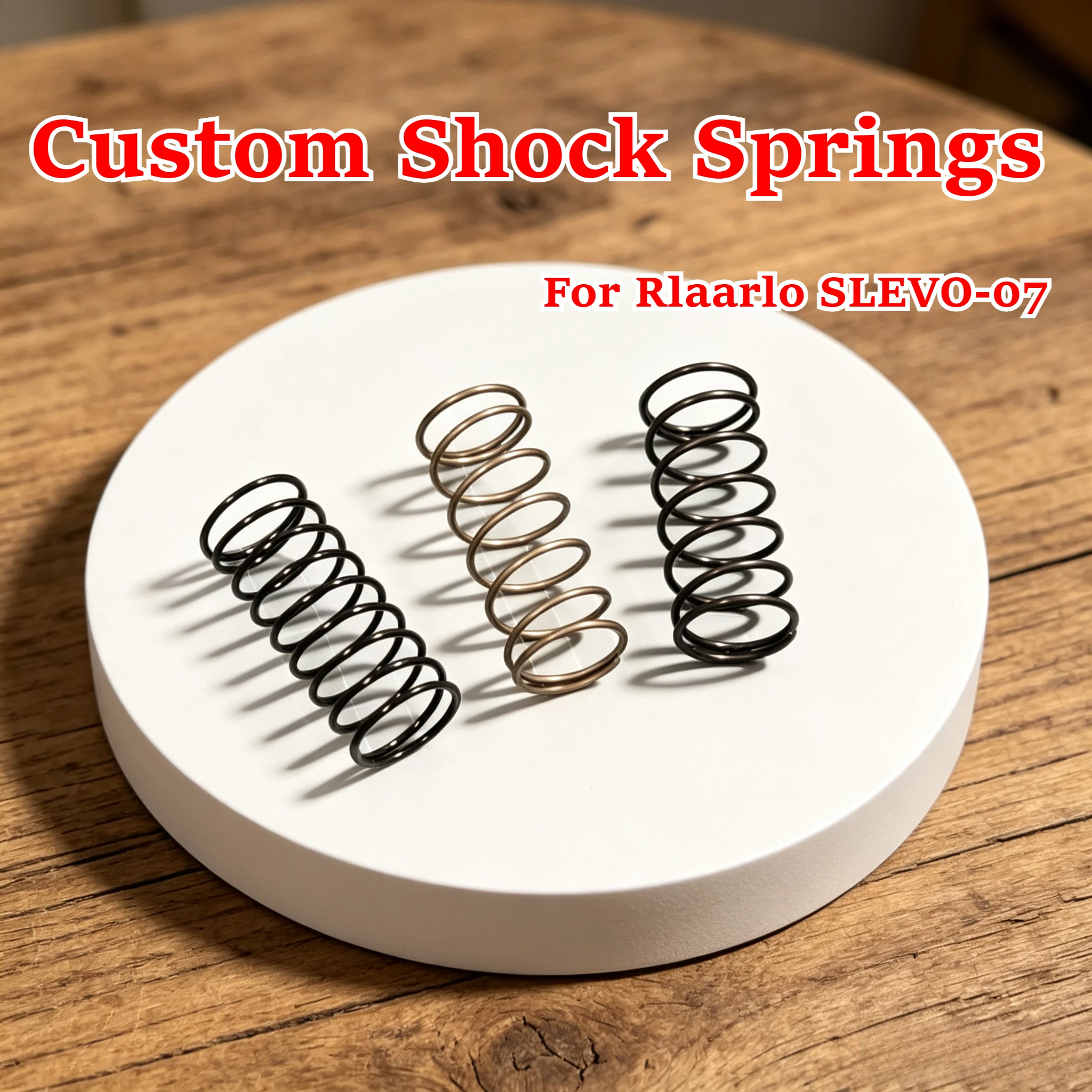 For Rlaarlo SLEVO-07 1/7 RC Rally Car Custom Medium Hardness Shock Spring Racing Suspension Performance Upgrade Accessories