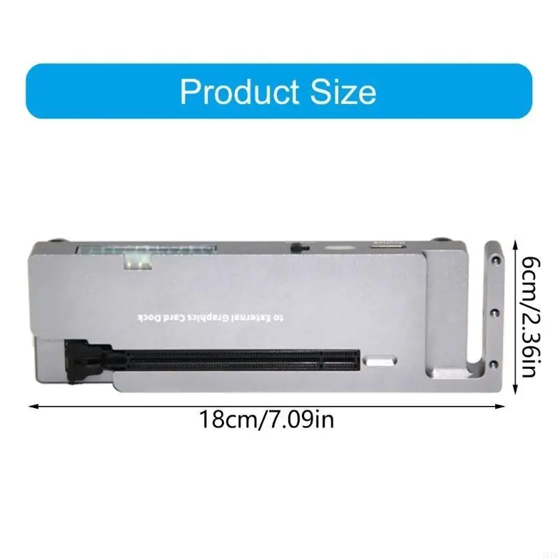 4x7e External GPU Enclosure OCU Link Eksternal GPU Dock Station 40Gbps untuk RTX3060