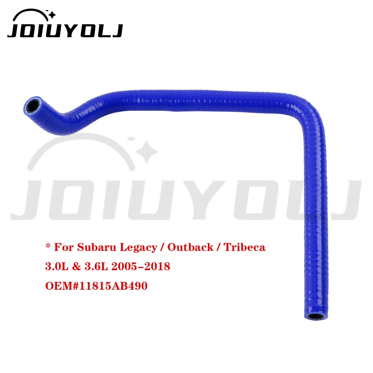 Silicone Crankcase Breather Hose OEM#11815AB490 For Subaru Legacy Outback Tribeca 3.0L 3.6L 2005‑2018