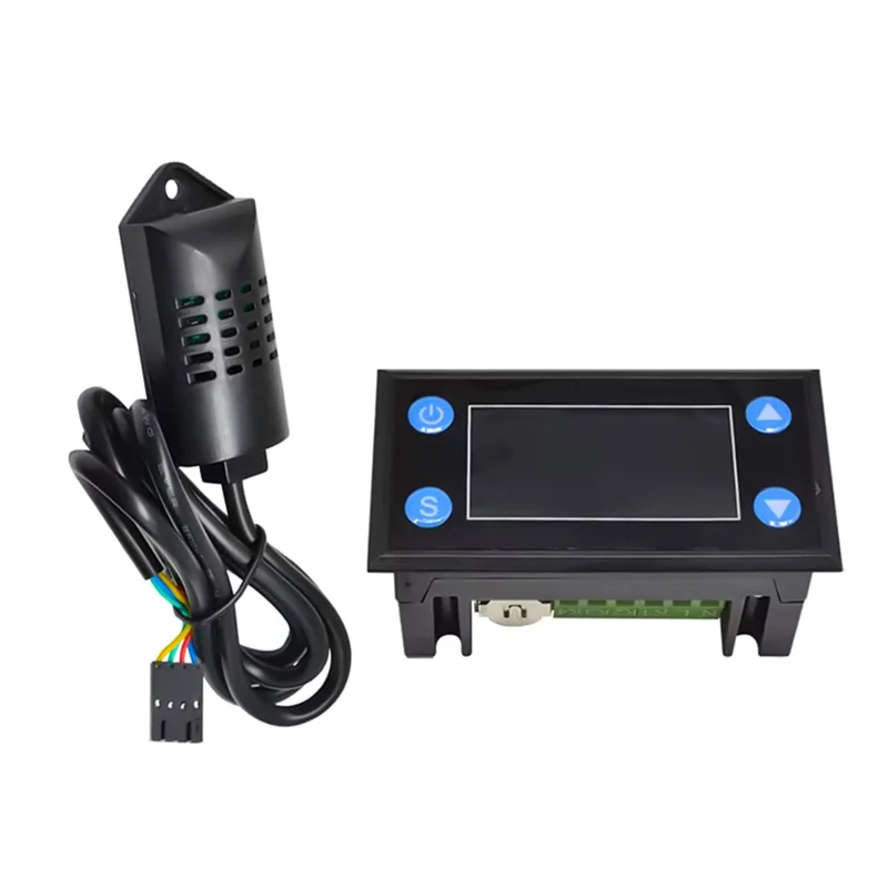 N82R W1212 Digital Temperature Humidity Controller Timer SHT20 Sensor Probe For Incubator Aquarium Thermostat Humidistat