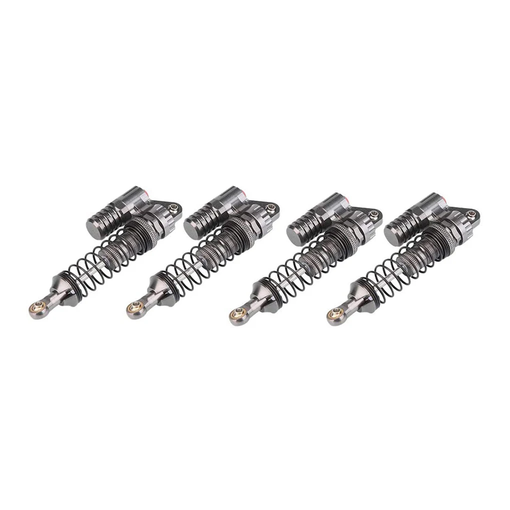

Pack of 4 Adults RC Car Shock Absorbers Model Vehicle Metal Dampers Replacing Parts Replacement for SCX10/D90