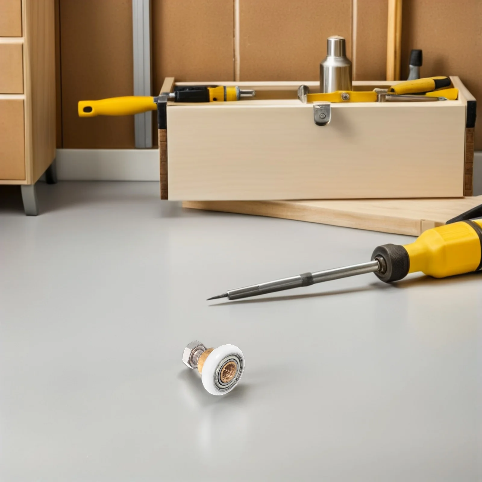 

4 pcs Shower Rollers 20Mm Durable Nylon Metal For Bathroom Enclosure Includes Screws Heavy Duty Load Capacity