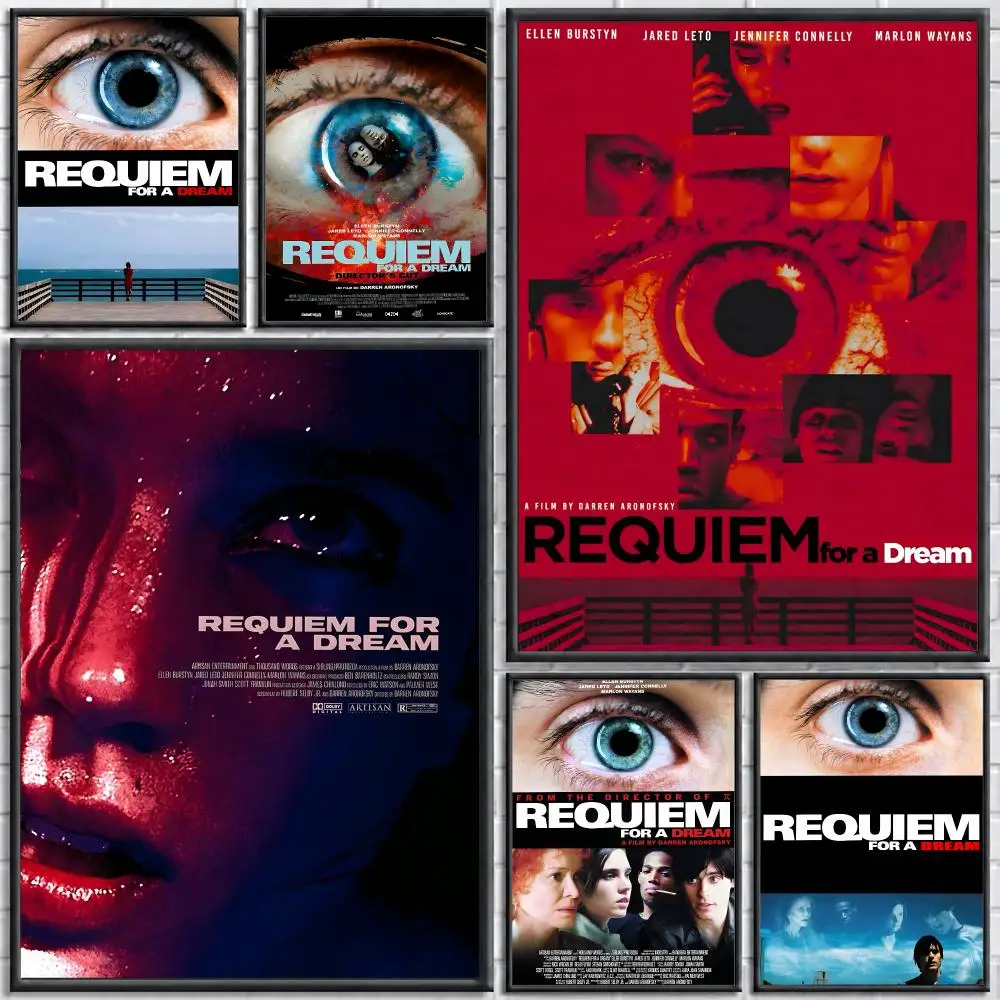 Movie Requiem for a Dream   Print Wall Art Pictures Canvas Painting Living Room Bedroom Home Decor Poster