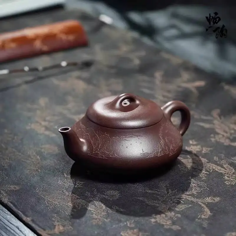 [Chang Tao] Yixing Wu Shangyuan Handmade Teapot Purple Clay Han Tang Ladle Pot 230Cc