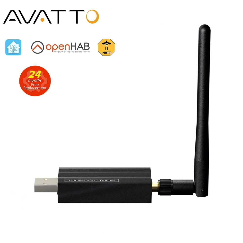 

AVATTO ZigBee 3.0 USB Dongle Plus Smart ZigBee Gateway, домашний помощник ZHA ZigBee2MQTT USB