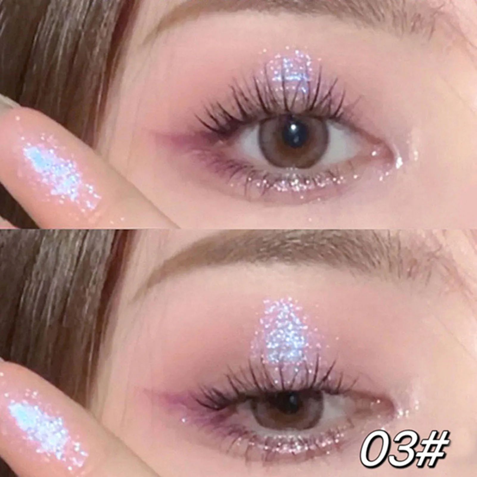 Glitter Pailletten Vloeibare Oogschaduw Cosmetica Professionele Make-Up Mousserende Oogschaduw Voor Vrouwen Meisjes Studenten Cosmetica