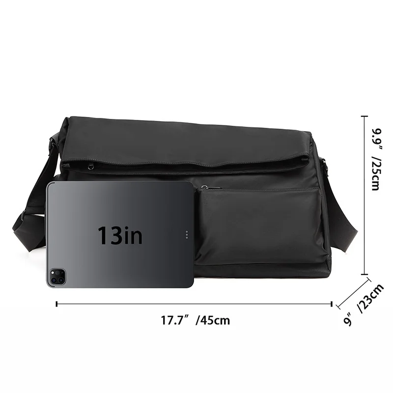 Men's Multi-Function Crossbody Duffle Bag - Sport & Business Travel Pack with Detachable Shoulder Strap