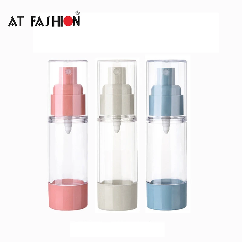 15/30/50ml Nordic Portable Vacuum Press Type Spray Bottle Vacuum Lotion Bottle Travel Cosmetic Separate Refillable Bottling