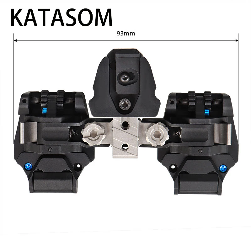 KATASOM Tactical Binocular Universal Bridge NVG  Bridge Goggles Rhino Mount Mounted  Adapter