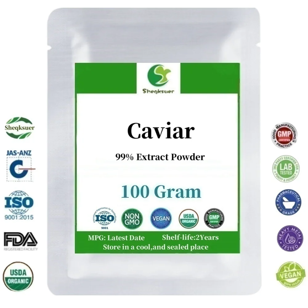 High Quality Caviar Extract Powder Anti-aging Anti Free Radical Firming Repair Diy Cosmetics Skin Care Products Materials