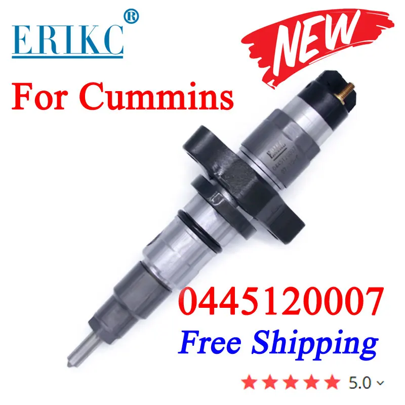 

ERIKC 0445120007 (0986435508) Форсунка Common Rail дизельного топлива 0445 120 007 Форсунка 0 445 120 007 для Cummins