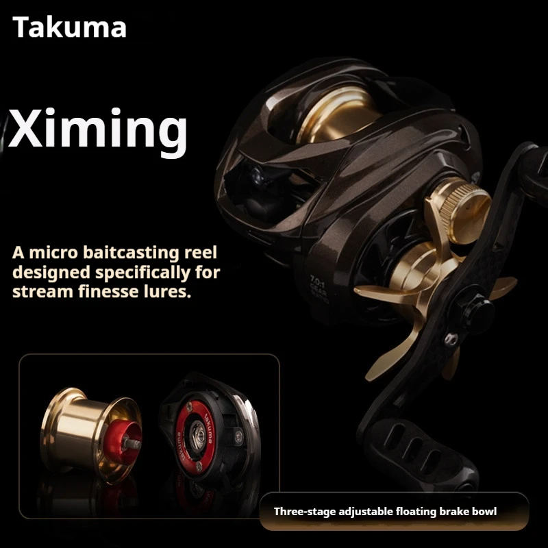 nouvelle-moulinette-micro-baitcaster-takuma-anti-rappel-avec-frein-flottant-reglable-en-3-Etapes-pour-la-peche-a-la-ligne-en-riviere