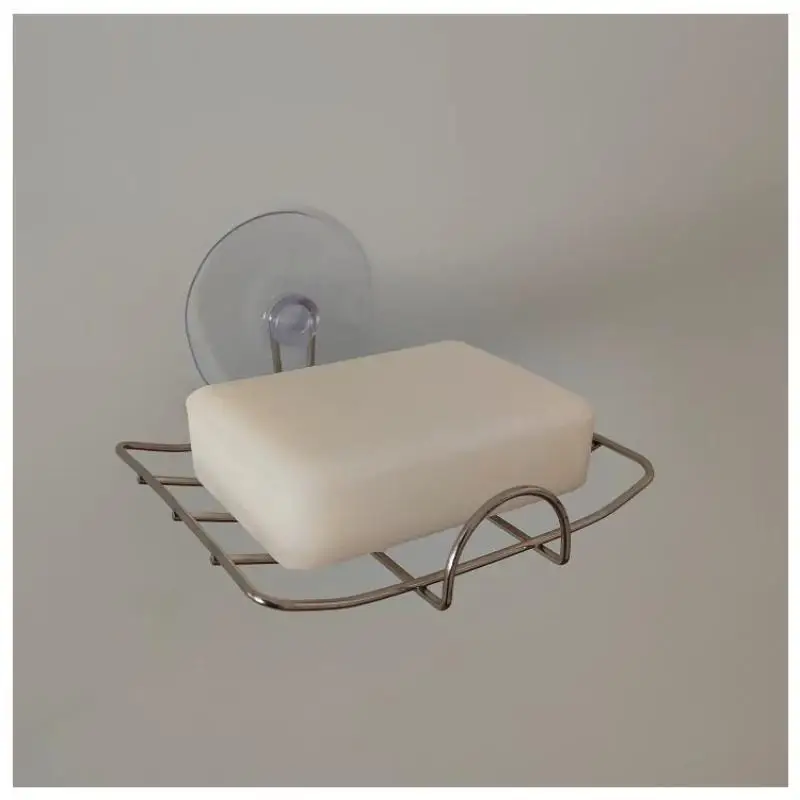 1 قطعة حامل الصابون بار صحن الصابون شفط كوب ، بار رف الصابون لجدار الاستحمام ، صينية توفير الصابون للحمام ، الحوض ، المطبخ #3