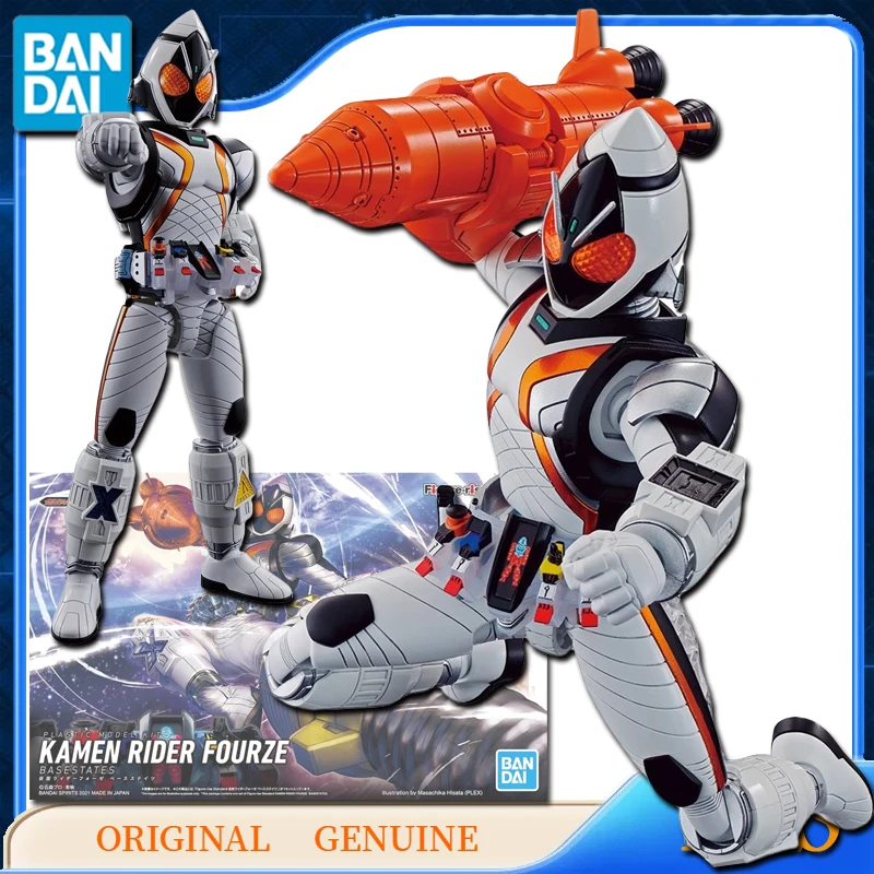 Bandai Original Genuine Figure-riseStandard KAMEN RIDER FOURZE BASESTATES Anime Action Figures Toys for Kids Gift Assembly Model