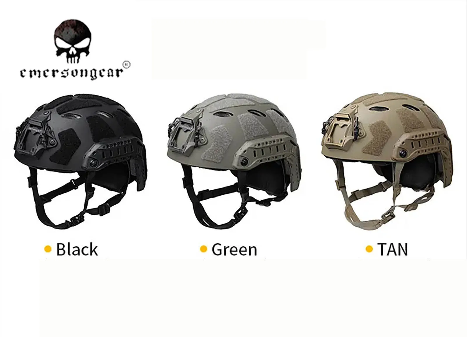 

Emersongear Fast SF Ultra High Cut Tactical Helmet for Training Head Protective Gear Airsoft Headwear Hunting Headwear EM9694