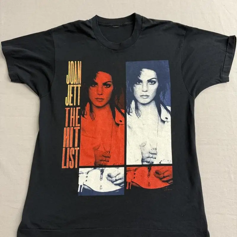 Vintage Joan Jett Tour T-shirt 1990 The Hit List Album Tee S