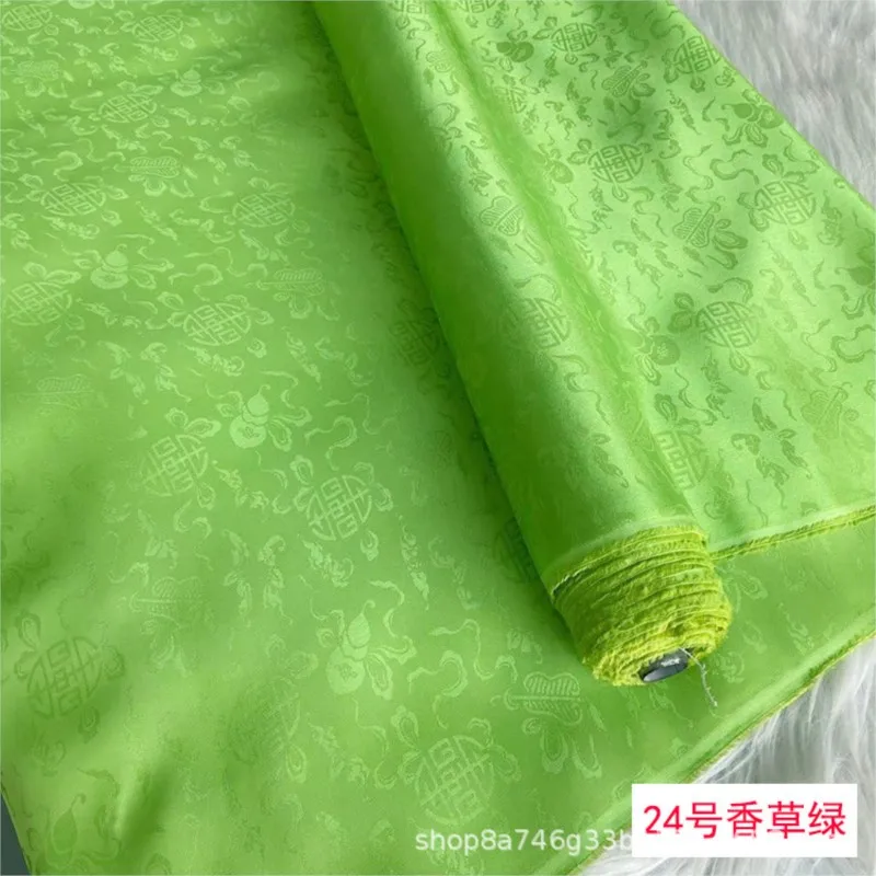 Fita flor jacquard tecido de seda roupas Hanfu multiplicadas