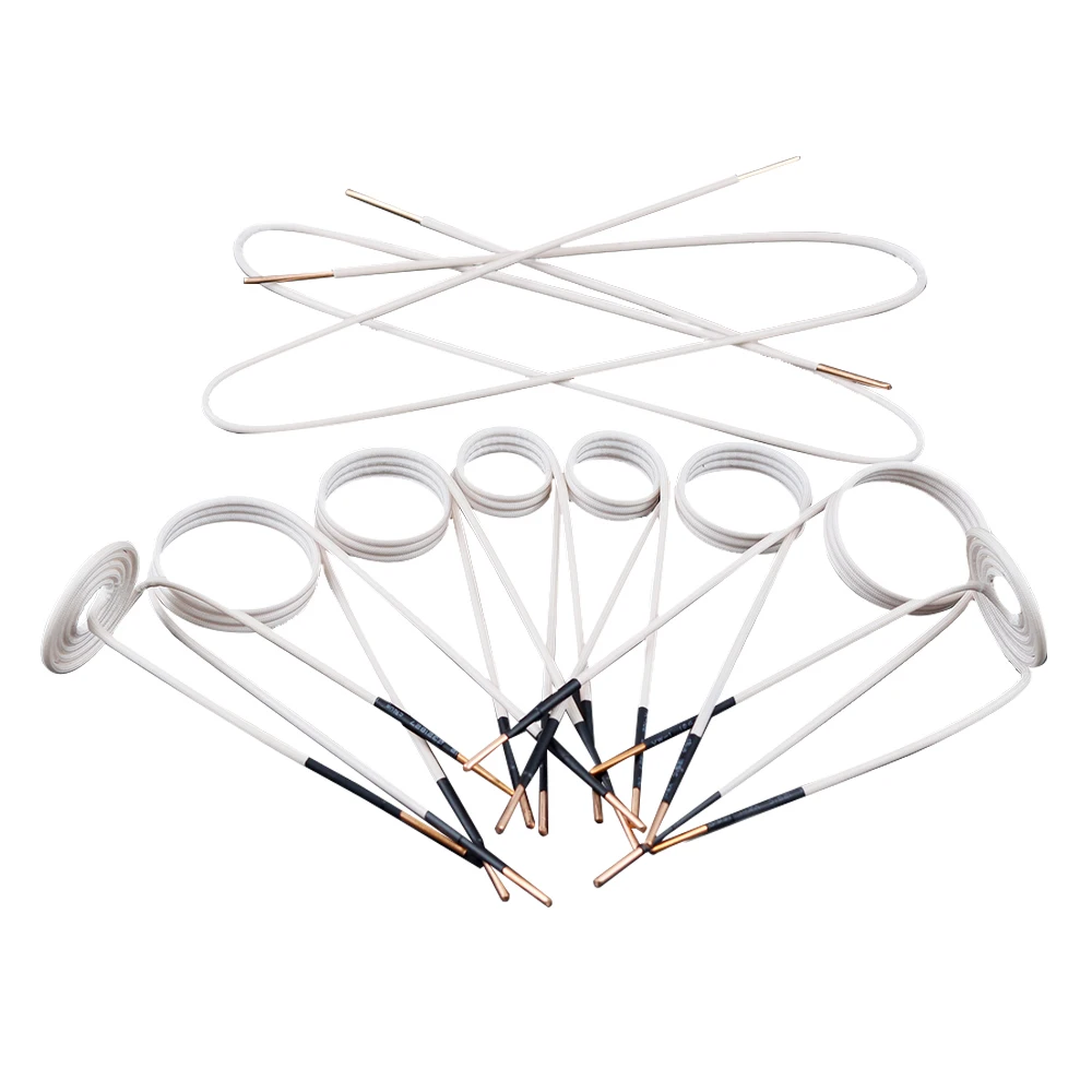 Imagem -02 - Mini Aquecedor de Indução Magnética Kit Acessórios Calor sem Chama Bobinas de Indução Faça Você Mesmo Bobina de Indução Ductor 10 Pcs