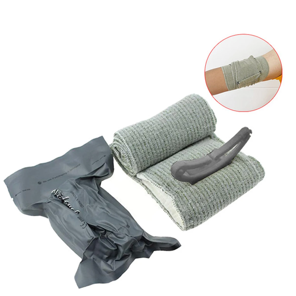 Medical Trauma Kit Israeli Bandage 4/6inch Emergency Security Protection For Outdoor Camping Hiking Wound First Aid