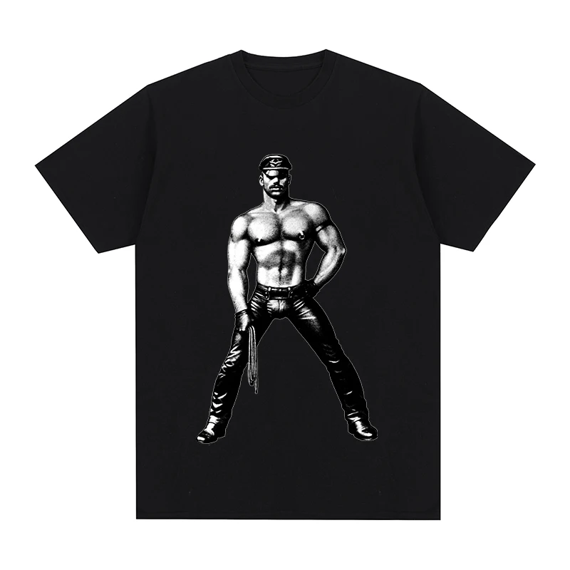 Tom of Finland Art LGBT GAY Rainbow COWBOY Cops Boyfriend T-shirt Cotton Men T Shirt New TEE TSHIRT Womens Tops