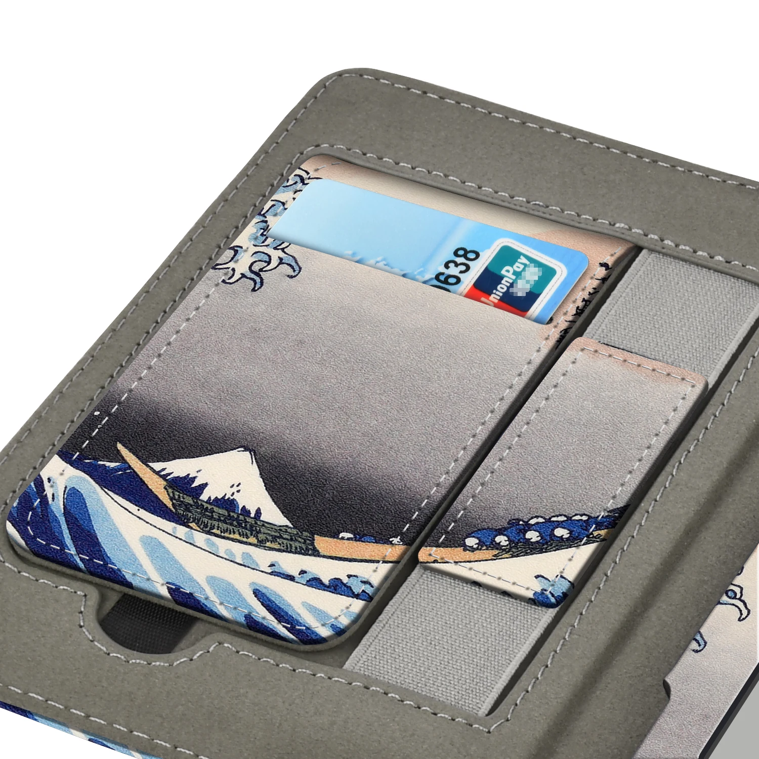 Dla Kobo Clara BW / Color/ 2E Etui z paskiem na rękę Uchwyt na kartę 6-calowy skórzany pokrowiec Ebook N365 N367 2024 N506 Funda — zdjęcie produktu 6