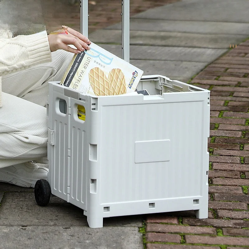 chariot-de-courses-portable-compact-avec-poignee-telescopique-pour-usage-domestique-ideal-pour-l'achat-de-legumes-la-vente-ambulante-et-le-rangement-pliable