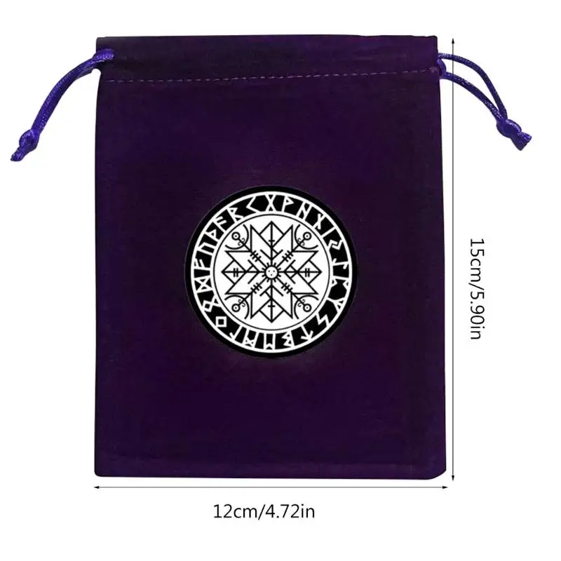 Weissagungen Tischdecke Orakel Kartendeck Tisch Brettspiel Tasche Kordelzug Schmuck Tarot Beutel Geschenke Verpackung GXMF