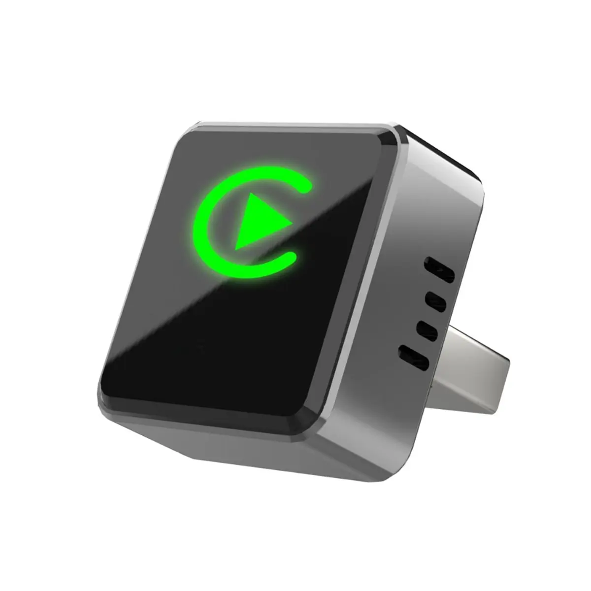 T198C Tools-Wireless CarPlay Adapter Zinc Alloy MirrorLink Smart Android Auto Wireless Bluetooth Adapter Plug&Play for Car