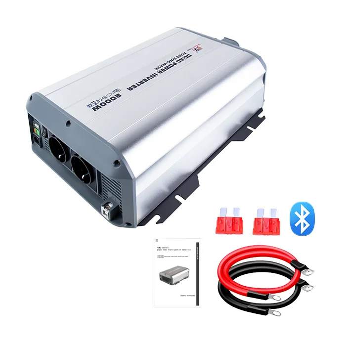 Pure Sine Wave 2000 Watt Dc 12v to Ac 220v 2000w Car Power Inverter for Boat Fishing and RV