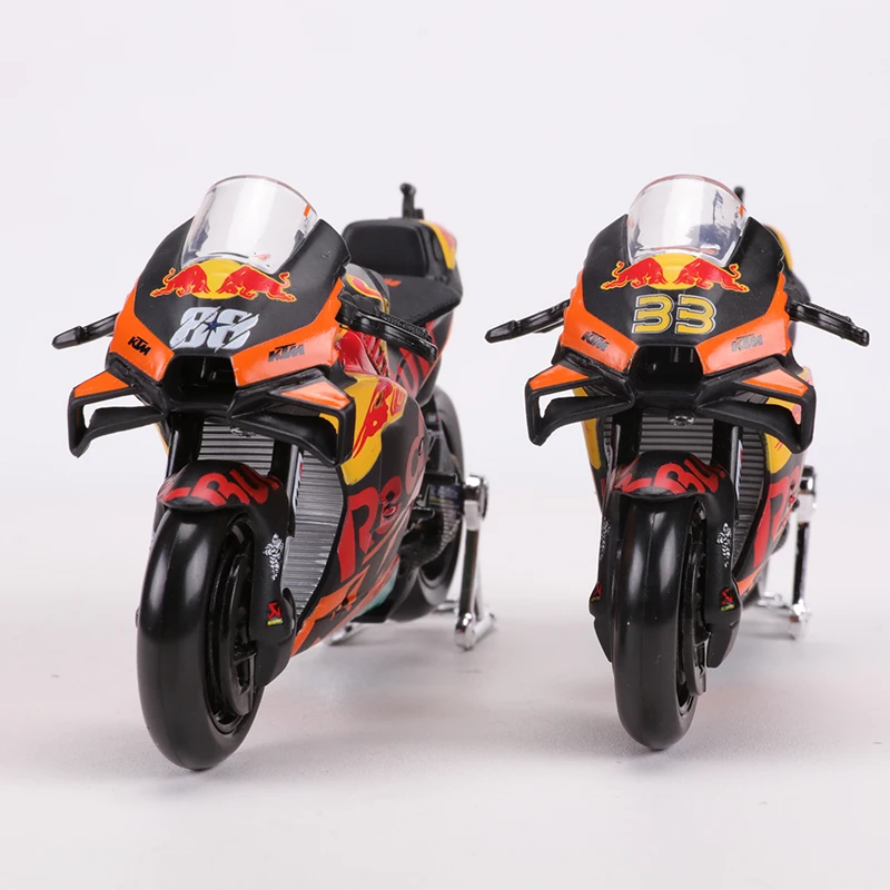 Maisto 1:18 2021 KTM RC16 Red Bull Factory Racing Motorcycle Race Car Simulation Alloy Car Model