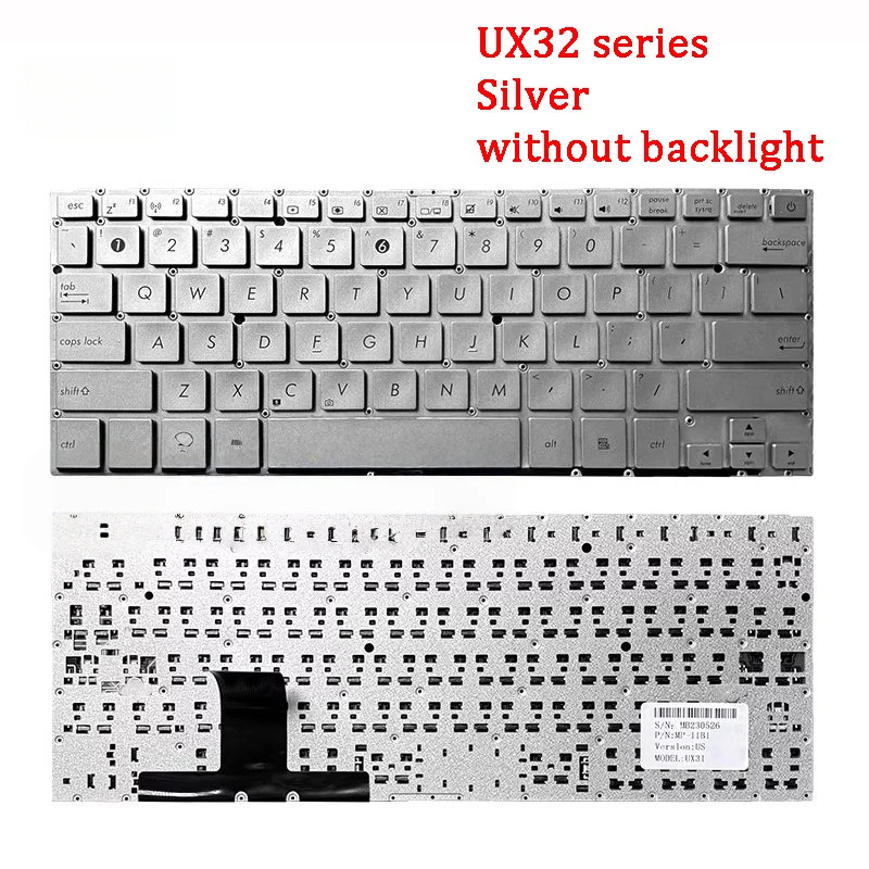 لوحة مفاتيح كمبيوتر محمول جديدة لـ ASUS UX31 UX31A UX31LA UX31E UX32A UX32E/V/VD/K