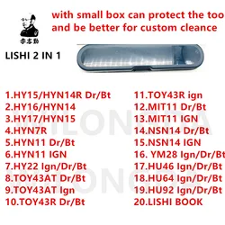 LISHI 2 IN 1 lcosmith tool HY15 HY16 HY17 HYN7R HYN11IGN HY22 TOY43AT Ign TOY43R ign MIT11 IGN NSN14 IGN YM28 HU46 HU64 HU92