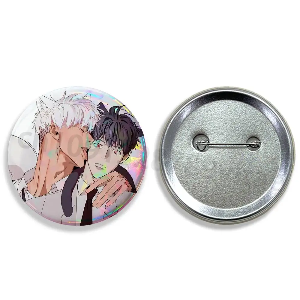 Popular Korean Comics Mignon Pins 58mm Cute Cartoon Badge Handmade Brooches for Backpack Accessories Jewelry Gifts