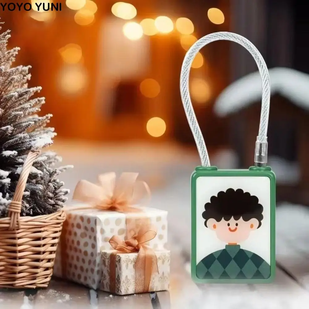 

Waterproof Fingerprint Padlock Flexible Steel Rope Anti-Cut Keyless Cable Lock Soft Steel Rope Durable Design