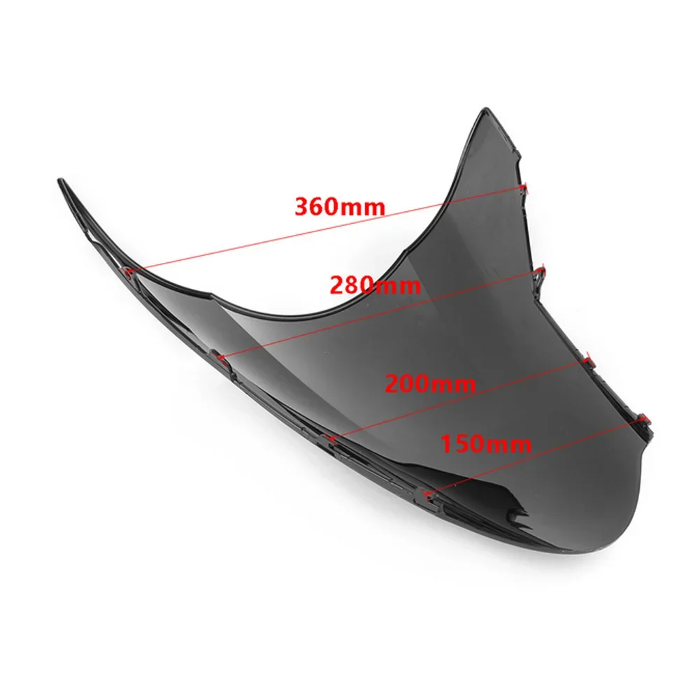 VFR800 For Honda VFR 800 2002-2012 2003 2004 2005 2006 2007 Motorcycle Double Bubble Windshield Deflector Protector Wind Screen