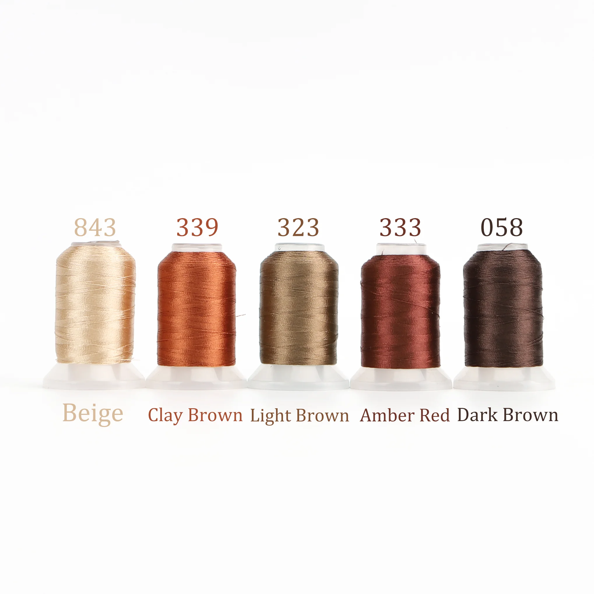 4/5 Brother Kleuren Set Premium Polyester Borduurgaren 500 Meter Elke Spoel Voor Brother Babylock Janome Singer Thuis Machine