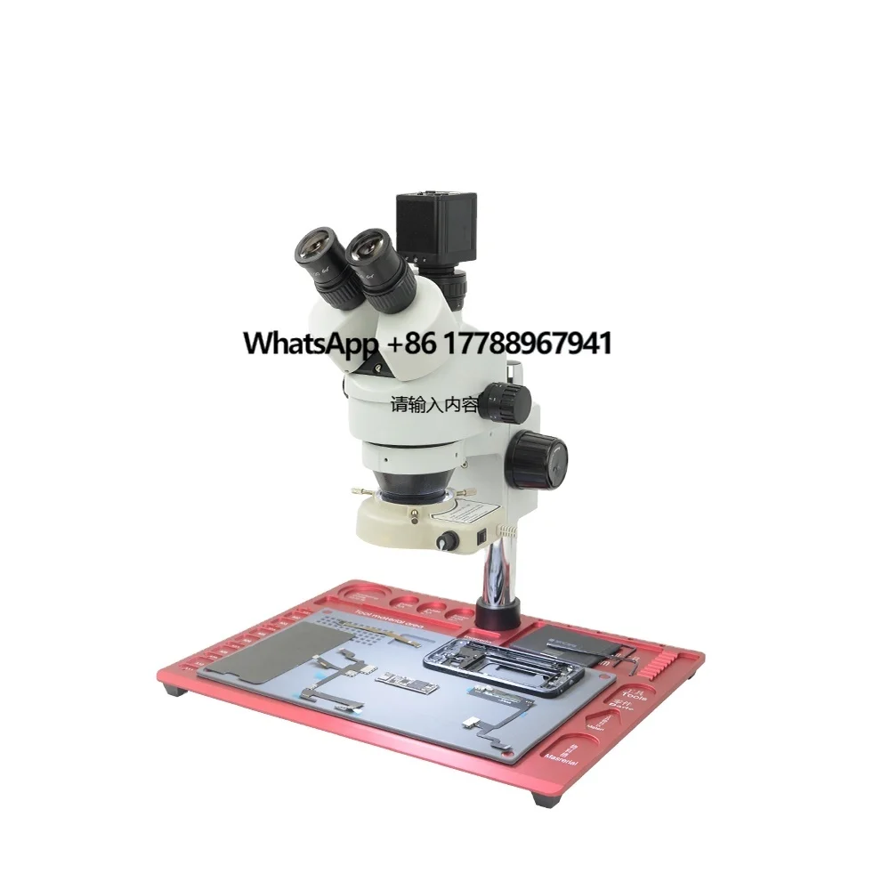 

EOC Optical Instruments Stereo Trinocular Digital Electron Microscope for PCB Repair Soldering and Phone Repairing