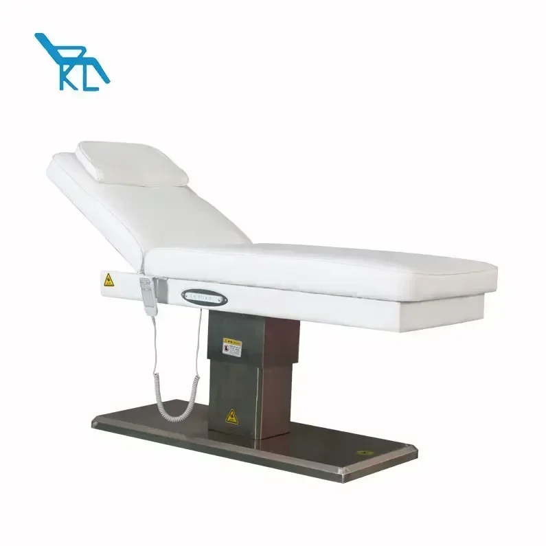 

Luxury Electric Massage Bed with Stainless Stand