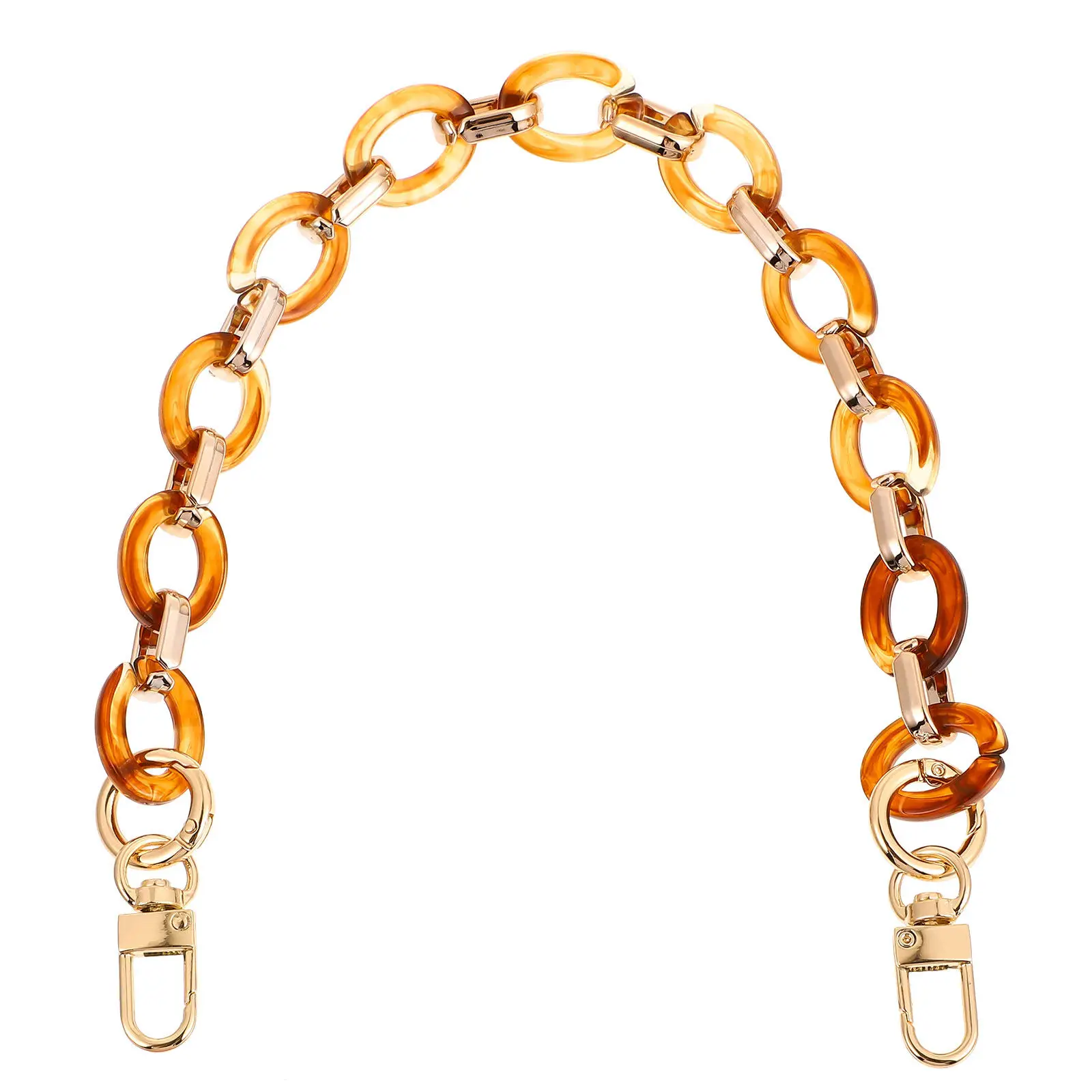 Vintage Resin Bag Chain Strap – Lightweight Chic Shoulder Decor for Purse, Handbag & Shopping Tote